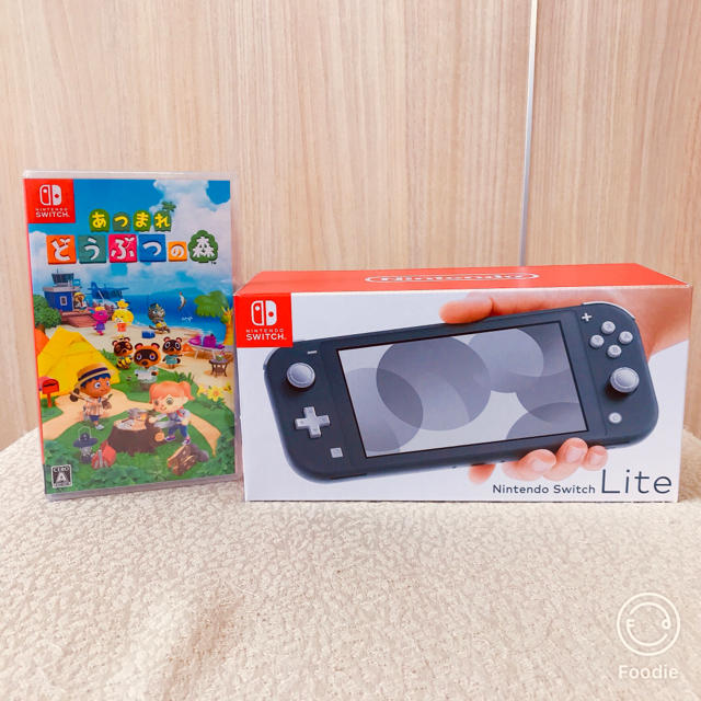 Switch ライト グレー あつまれどうぶつの森 セット