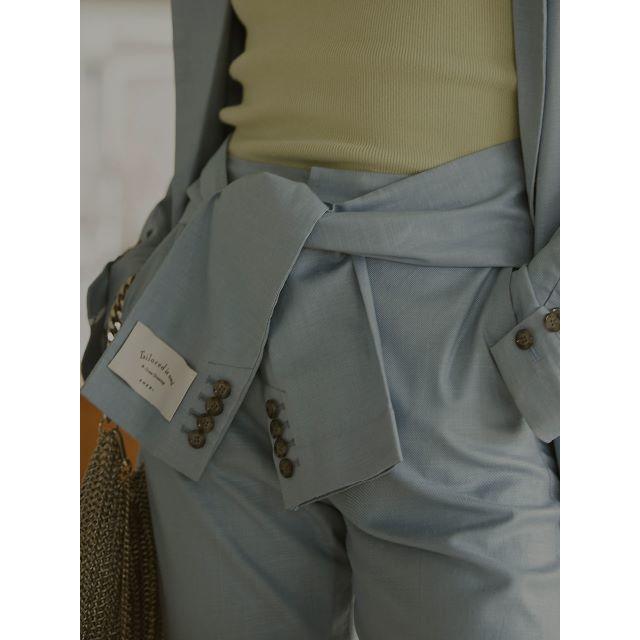 Ameri VINTAGE - 即完売新品 WIND UP SLEEVES PANTS サックスMの通販