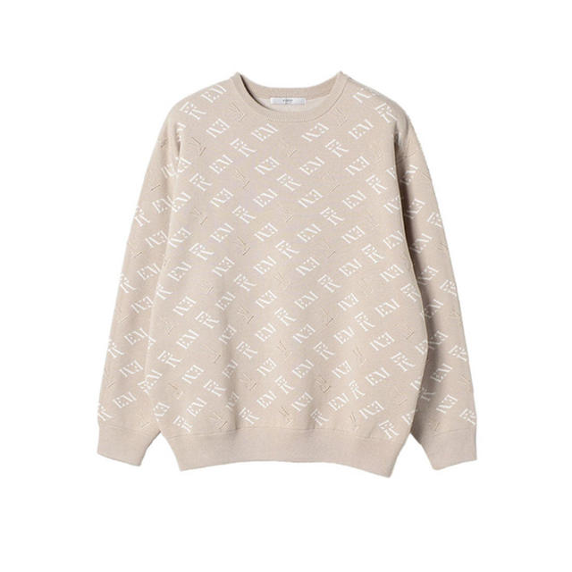 eimy UNISEX random EM monogram ニットプルオーバー 2