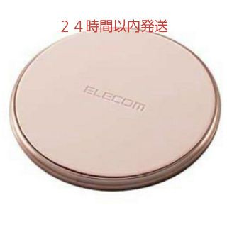 エレコム(ELECOM)のQI　ワイヤレス　充電器　ゴールド(バッテリー/充電器)