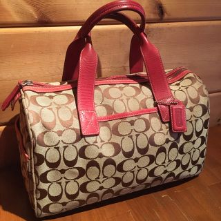 コーチ(COACH)のCOACH シグネチャー　ボストンバッグ(ボストンバッグ)