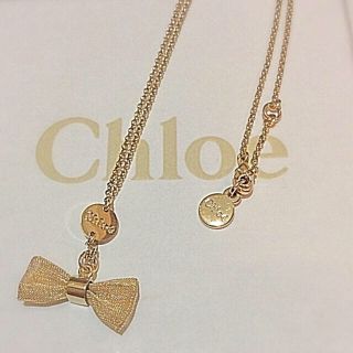 クロエ(Chloe)のChloe クロエ リボンネックレス(ネックレス)