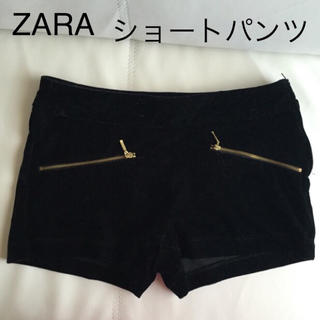 ザラ(ZARA)の送料込み☆ザラ☆ショートパンツ☆ベロア(ショートパンツ)