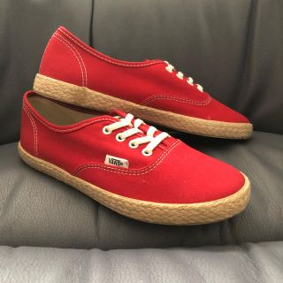 ヴァンズ(VANS)のVANS スニーカー　23.5cm 赤色(スニーカー)