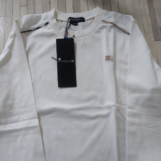 バーバリー(BURBERRY)の新品 バーバリー  長袖シャツ 130cm ホワイト(Tシャツ/カットソー)