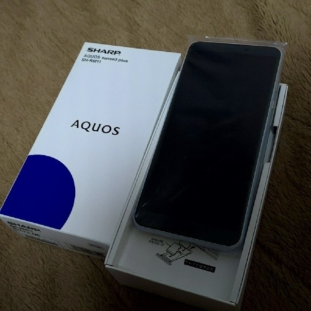 ANDROID - AQUOS sense3 plus ホワイト SIMフリーの通販 by alexselt111｜アンドロイドならラクマ