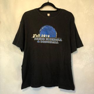 アンビル(Anvil)の【US古着】NAKID KICKBALL DODGBALL 黒Tシャツ(Tシャツ/カットソー(半袖/袖なし))