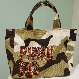 ピンコ(PINKO)の#PINKOトートバック　#迷彩柄(トートバッグ)