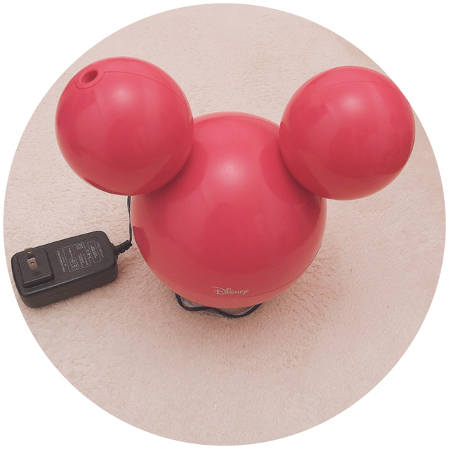 Disney(ディズニー)のミッキー　加湿器　ピンク スマホ/家電/カメラの生活家電(加湿器/除湿機)の商品写真