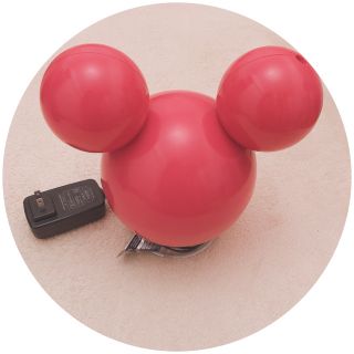 ディズニー(Disney)のミッキー　加湿器　ピンク(加湿器/除湿機)