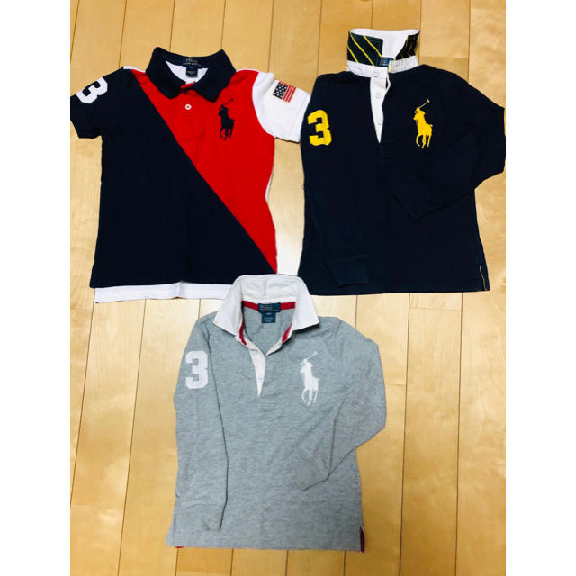 POLO RALPH LAUREN(ポロラルフローレン)のPOLO Ralph Lauren キッズポロシャツ3枚SET  キッズ/ベビー/マタニティのキッズ服男の子用(90cm~)(Tシャツ/カットソー)の商品写真