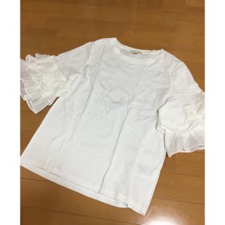 エイチアンドエム(H&M)のレース白T今週末処分(Tシャツ(半袖/袖なし))