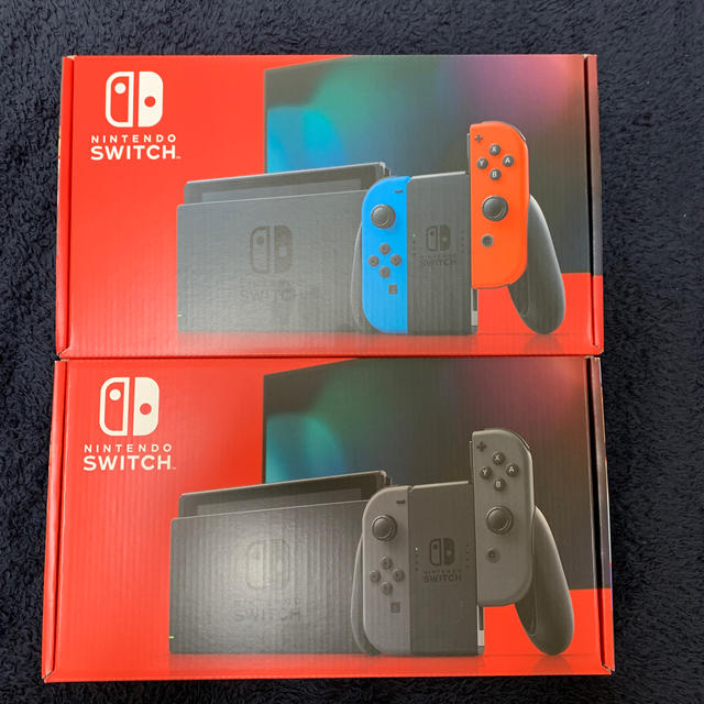 特価再入荷】 Nintendo Switch [新品未開封] nintendo switch 2台セット (購入明細書あり)の通販 by  num's shop｜ニンテンドースイッチならラクマ