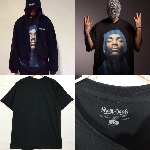 超ビッグシルエット ♪  新品 SNOOP DOGG Tシャツ 黒 3XL