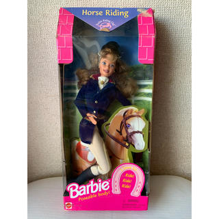 バービー(Barbie)の【レア物】乗馬バービー人形 1997年製(ぬいぐるみ/人形)