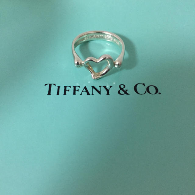 Tiffany & Co.(ティファニー)のティファニー TIFFANY オープンハート シルバーリング レディースのアクセサリー(リング(指輪))の商品写真