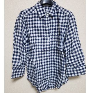 ユニクロ(UNIQLO)のUNIQLO　リネンチェックシャツ(シャツ/ブラウス(長袖/七分))