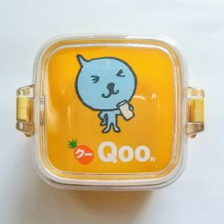 コカコーラ(コカ・コーラ)のQoo クー おかず（果物）入れ（オレンジ・四角）(弁当用品)