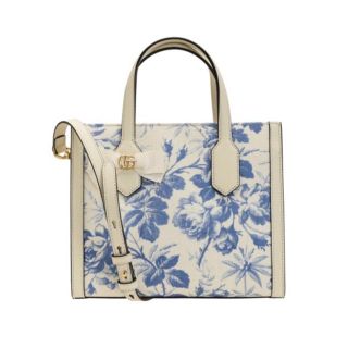 グッチ(Gucci)の【大人気】GUCCI リボンハーバリウムプリントトートバッグ *(トートバッグ)