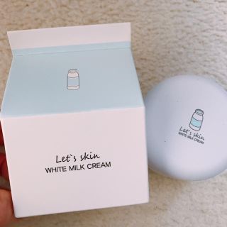 イッツスキン(It's skin)のLet's skin ホワイトミルククリーム　新品＋開封済の２つ(フェイスクリーム)