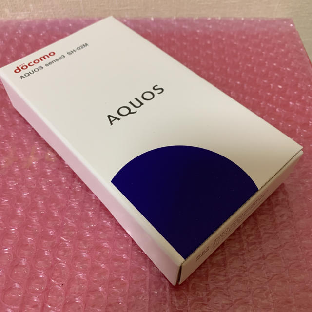 simロック解除済み◆AQUOS sense3 SH-02M新品未使用 ブラック