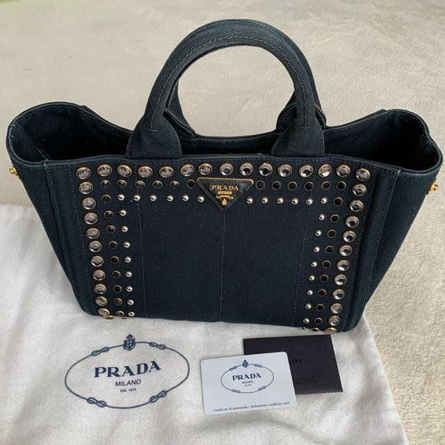 PRADA・カナパミニトートバッグレディース