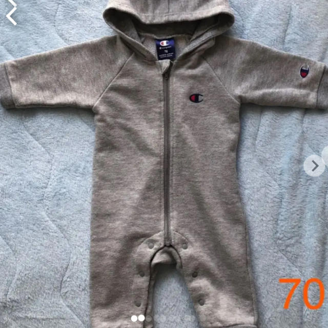 Champion(チャンピオン)のチャンピオン　ロンパース70 キッズ/ベビー/マタニティのベビー服(~85cm)(ロンパース)の商品写真