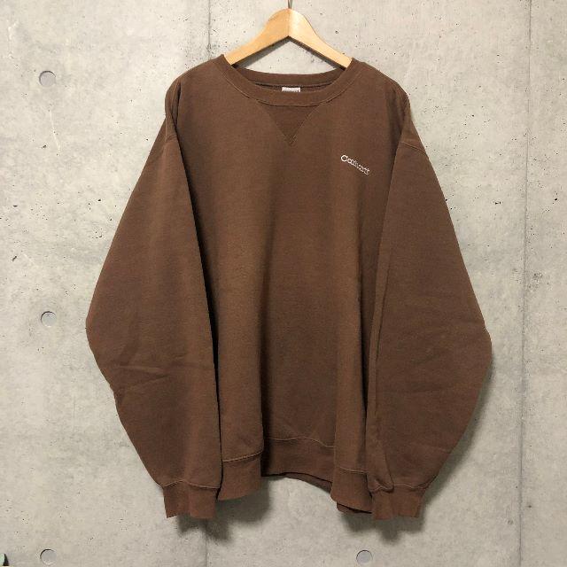 90s Carhartt ロゴ クルー ビッグ スウェット 長袖 XXL