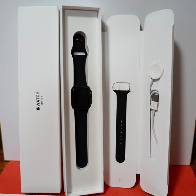 ランキング上位のプレゼント Watch Apple - GPSモデル 38mm  series3 Watch Apple 腕時計(デジタル)