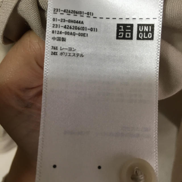 UNIQLO(ユニクロ)の3/30処分❗️UNIQLO ボウタイブラウス レディースのトップス(シャツ/ブラウス(長袖/七分))の商品写真