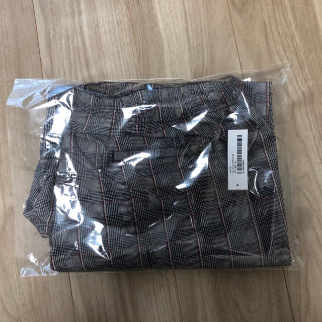 希少 XL supreme track pant tan glen plaid