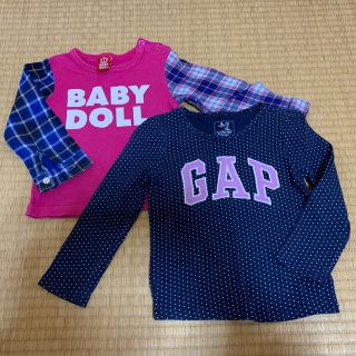 ベビードール(BABYDOLL)のboss panther . 様 ロングティシャツ 2枚 90(Tシャツ/カットソー)