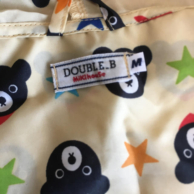 DOUBLE.B(ダブルビー)のDOUBLE.B レインコート　キッズ　M  ダブルＢ キッズ/ベビー/マタニティのこども用ファッション小物(レインコート)の商品写真