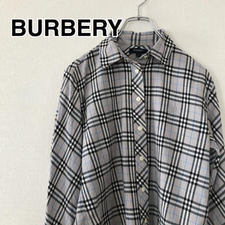 バーバリー(BURBERRY)のBurberry バーバリーロンドン ノバチェック シャツ グレー(シャツ/ブラウス(長袖/七分))