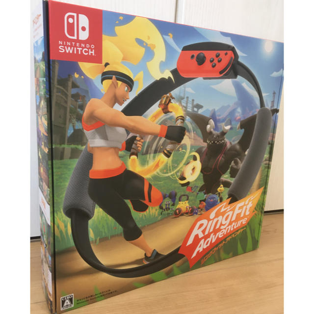 Nintendo Switch(ニンテンドースイッチ)のリングフィットアドベンチャー　任天堂　新品未使用・未開封 エンタメ/ホビーのゲームソフト/ゲーム機本体(家庭用ゲームソフト)の商品写真