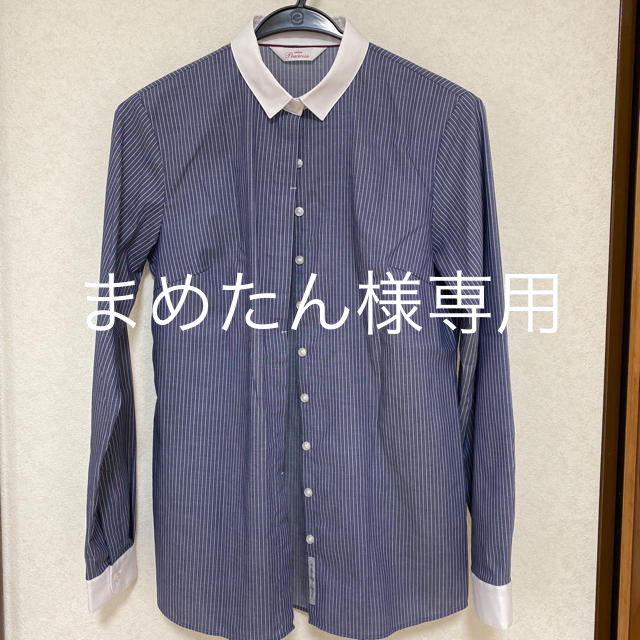 青山(アオヤマ)の3点セット　長袖シャツ ドレスシャツ オフィスカジュアル　スーツ　ブラウス レディースのトップス(シャツ/ブラウス(長袖/七分))の商品写真