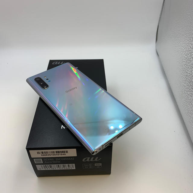 Galaxy(ギャラクシー)のよし様専用‼︎Galaxy note10＋オーラグロー 256GB 超美品 スマホ/家電/カメラのスマートフォン/携帯電話(スマートフォン本体)の商品写真