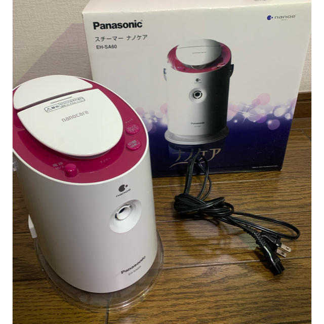 Panasonic(パナソニック)のPanasonic スチーマー　ナノケア　EH-SA60-P スマホ/家電/カメラの美容/健康(フェイスケア/美顔器)の商品写真