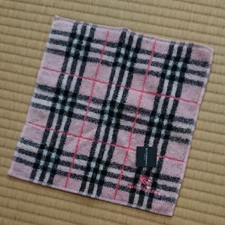 バーバリー(BURBERRY)のバーバリー タオルハンカチ ピンク(ハンカチ)