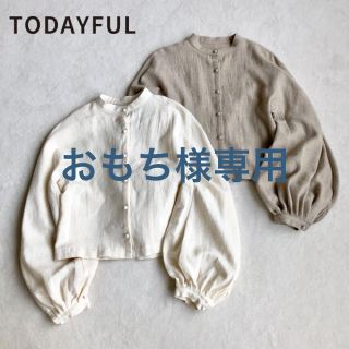 トゥデイフル(TODAYFUL)のTodayful ソフトウールブラウス　ボリューム袖(シャツ/ブラウス(長袖/七分))