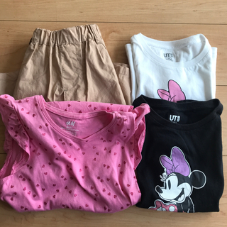 ディズニー(Disney)のみにー様　専用　Disney  ミニーちゃん　Tシャツ　ユニクロ(Tシャツ/カットソー)