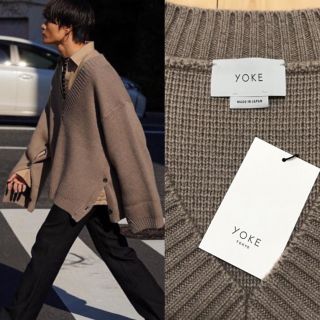 yoke ヨーク 19AW 5G MILANO RIB V-NECK KNIT(ニット/セーター)