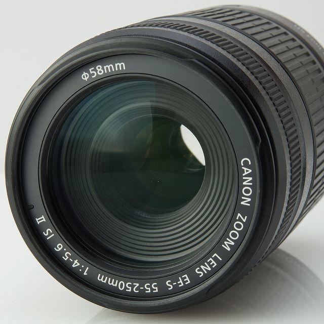 Canon(キヤノン)のme様専用CANON★ 望遠レンズ EF-S 55-250mm IS II 純正 スマホ/家電/カメラのカメラ(レンズ(ズーム))の商品写真