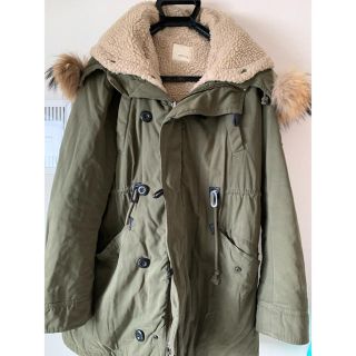 マウジー(moussy)のmoussy モッズコート　ミリタリー　ボア付き(モッズコート)