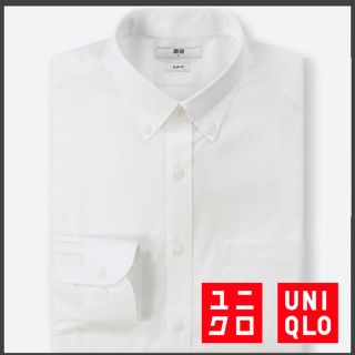 ユニクロ(UNIQLO)の新品 ユニクロ ファインクロスストレッチスリムフィットネスドビーシャツ(シャツ)