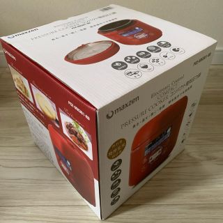 maxzen  コンパクト電気圧力鍋(RED)(調理機器)