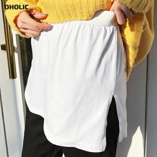 ディーホリック(dholic)の新品！DHOLIC スリットレイヤードTシャツ(Tシャツ(半袖/袖なし))