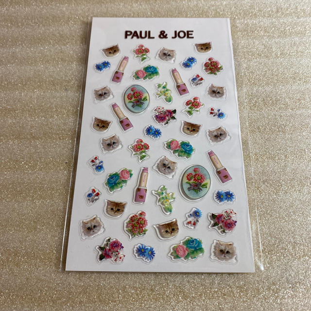 PAUL & JOE(ポールアンドジョー)のPAUL&JOE シール　新品未使用 ハンドメイドの文具/ステーショナリー(しおり/ステッカー)の商品写真