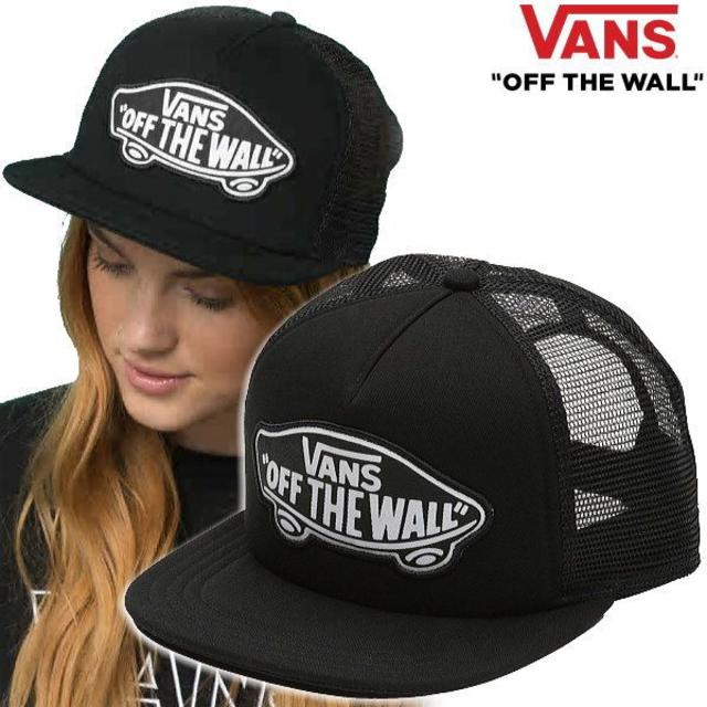 VANS(ヴァンズ)の新品 VANS US購入 バンズ 1番人気  デッキロゴパッチ メッシュキャップ レディースの帽子(キャップ)の商品写真