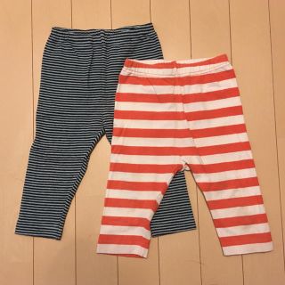 ユニクロ(UNIQLO)の【hannyaman様専用】UNIQLO ベビー スパッツ (2枚セット)(パンツ)